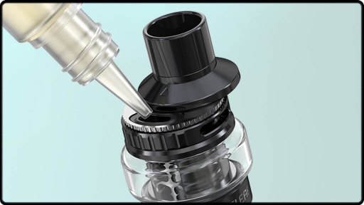 5ml de contenance, remplissage par le haut
